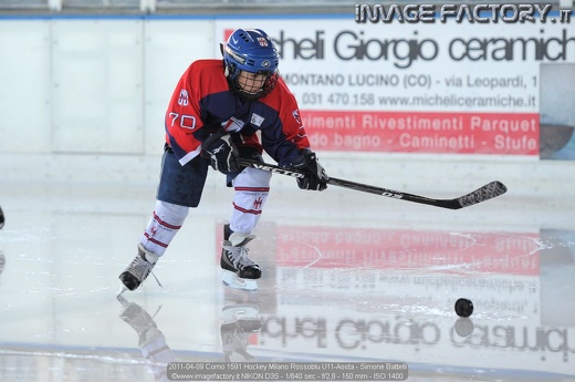 2011-04-09 Como 1591 Hockey Milano Rossoblu U11-Aosta - Simone Battelli